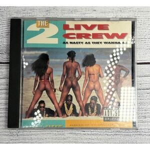 The 2 Live Crew As Nasty As They Wanna Be CD Live In Concert Luke Records